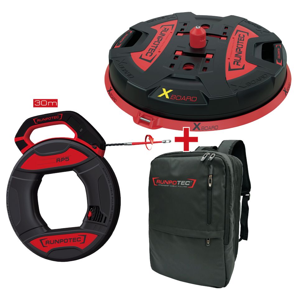 Runpotec 11147 ACTION SET X Board XB500 + RUNPO 5 Tension spring 30m + Backpack