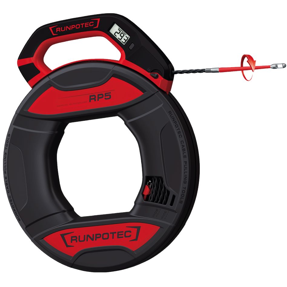 Runpotec 10202 Twisted Tension Spring Runpo 5 with 2x Runpogleiter in Box with Length Gauge 20m