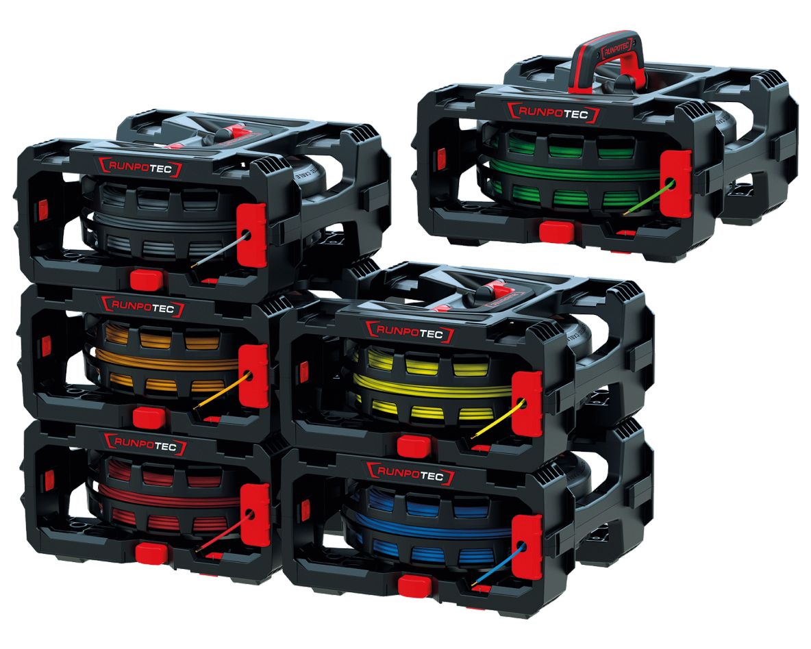 Runpotec 10217 Cable unwinder CB 260 Cable box 6-piece