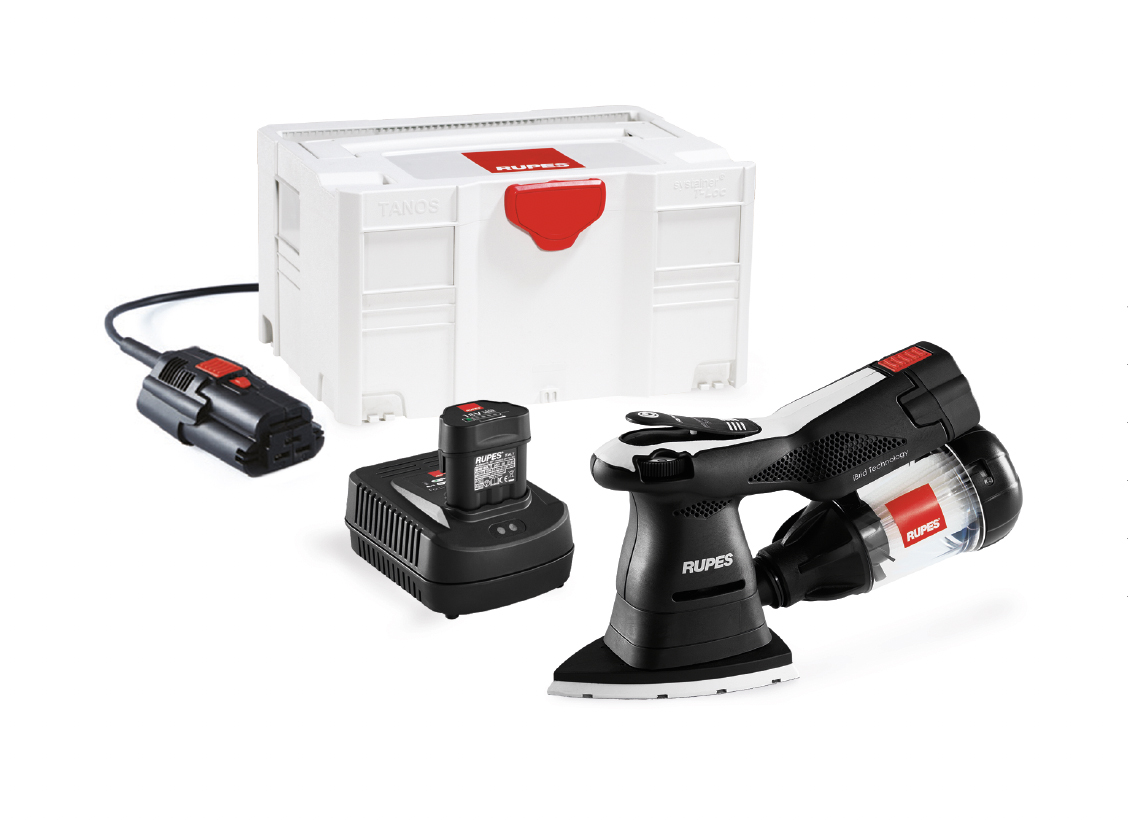 Rupes RU-HSS73N/BLX IBRID Delta sander HSS73N 1x 18V 2.5Ah battery and charger in systainer