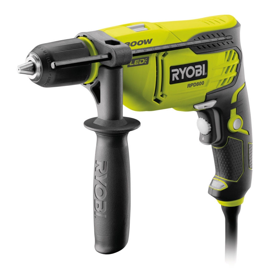 Ryobi 5133002018 RPD800-K Impact drill 800 Watt in transport case