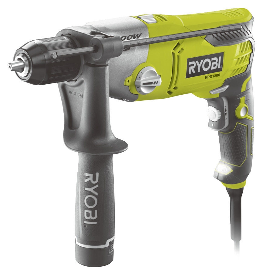 Ryobi 5133002067 RPD1200-K Impact drill 1200 Watt in transport case
