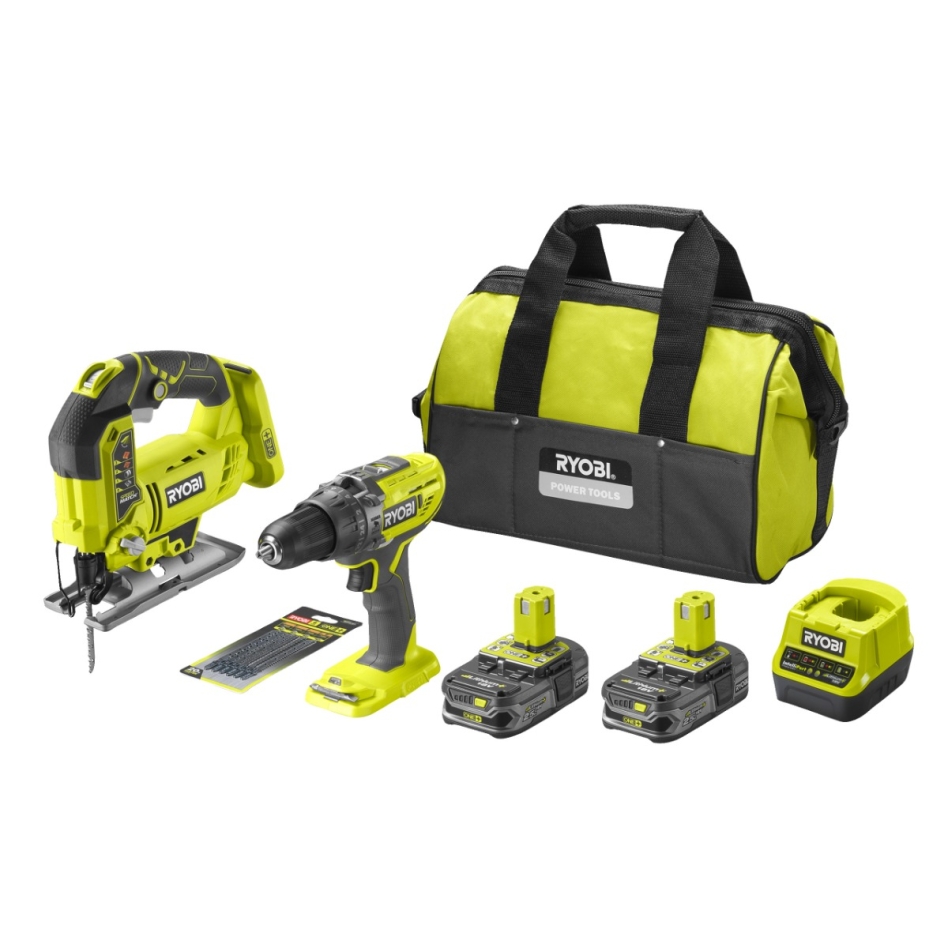 Ryobi 5133005295 RCK182B-225SA6 Comboset 18 Volt 2.5 Ah Li-ion