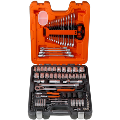 Bahco S106 Socket set 1/4''-1/2'' 6-sided metric/inch 106-parts