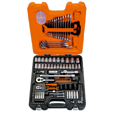 Bahco S108 Socket set 1/4"-1/2" hexagonal Metric 4-32 mm 108 pcs