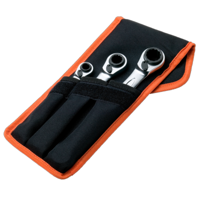Bahco S4RM/3T Ring spanner set 3 pcs., 12 sizes, metric