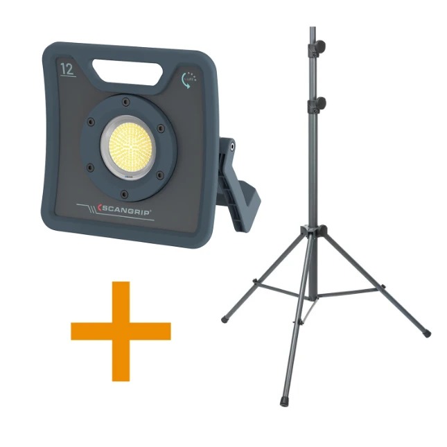 Scangrip 49.0596 Worklight set Nova 12 for LIFE incl. tripod