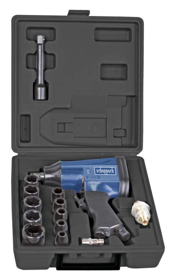 Scheppach 7906100717 Slagmoersleutel 1/2 + accessoires