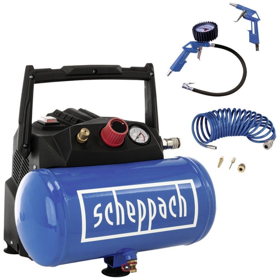 Scheppach 5906153901 HC06 Compressor + Accessories