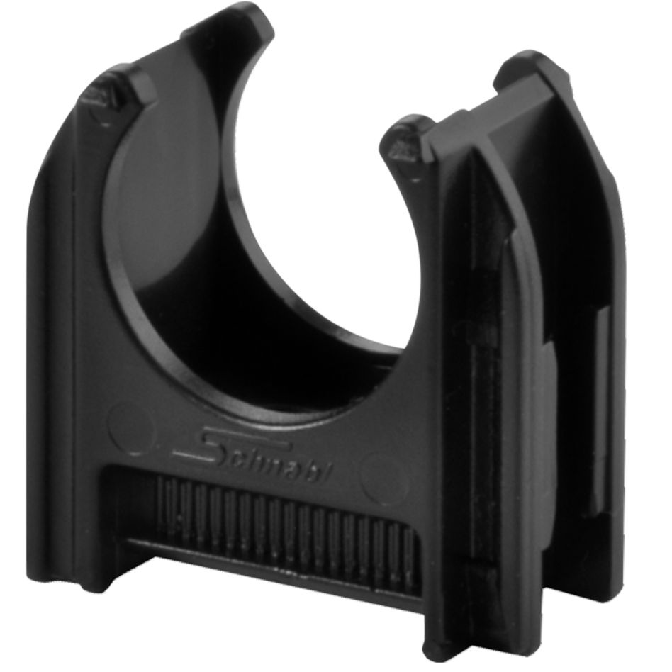 Schnabl 230252 Plastic pipe clamp halogen-free diameter 2 inch / 49.5-51mm black 50pcs