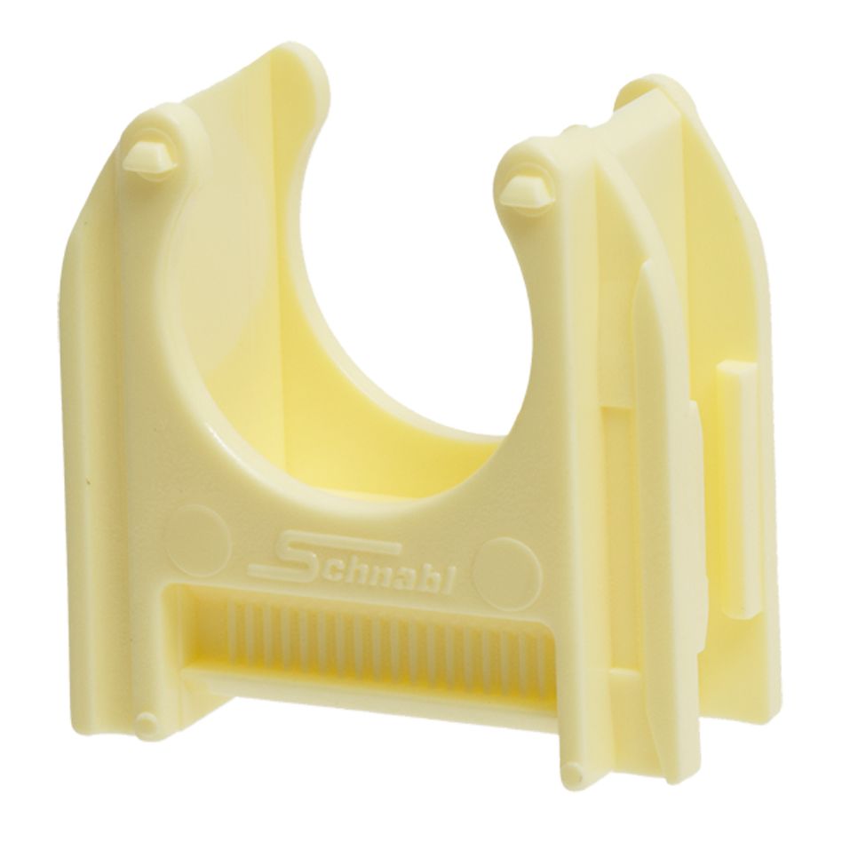 Schnabl 230919 Plastic pipe clamp halogen-free diameter 3/4 inch/18.5-19.5 mm cream 200pcs