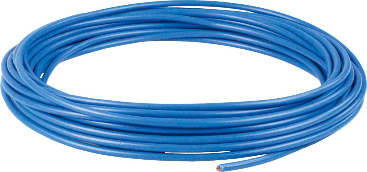 Schwabe 30040 Camping Connection Cable H07V-K 1,5 mm² Blue 5m