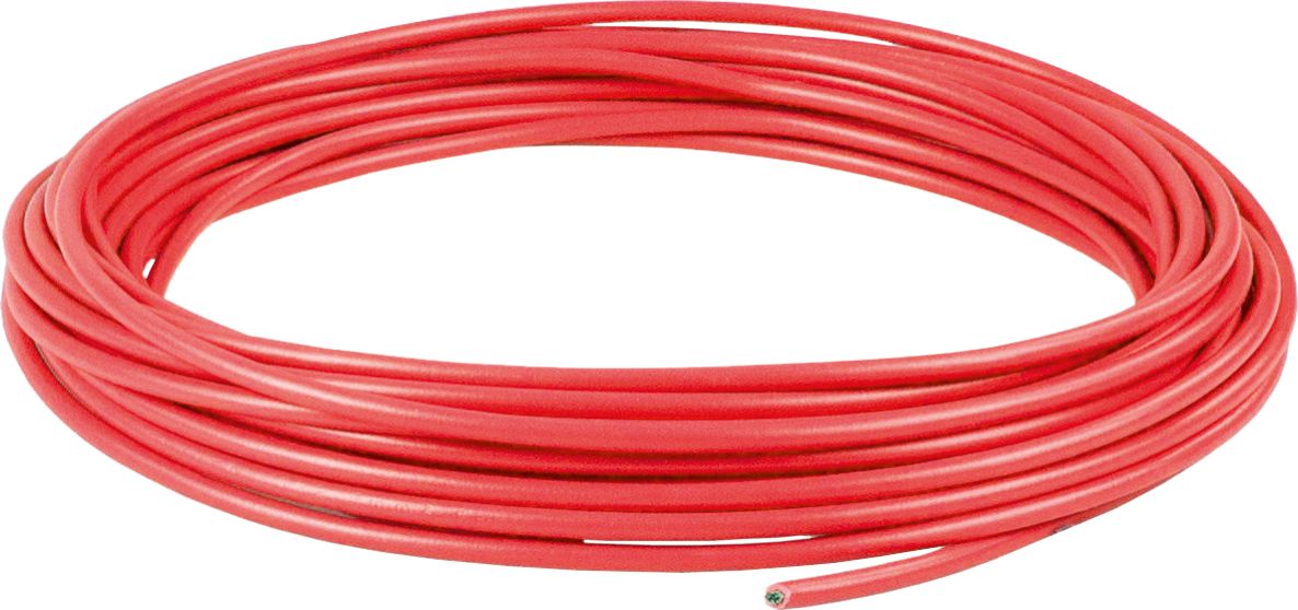 Schwabe 30041 Camping Connection Cable H07V-K 1,5 mm² Red 5m