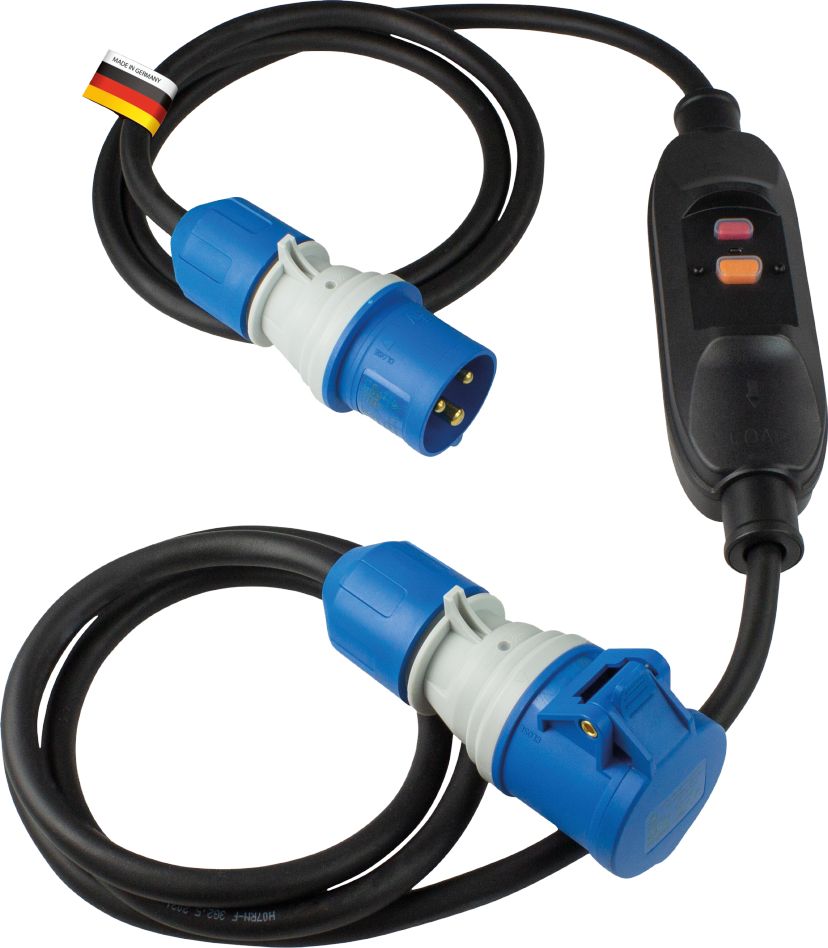 Schwabe 45224 Camping CEE Extension cable PRCD H07RN-F 3G2,5 IP44 2G1,5m
