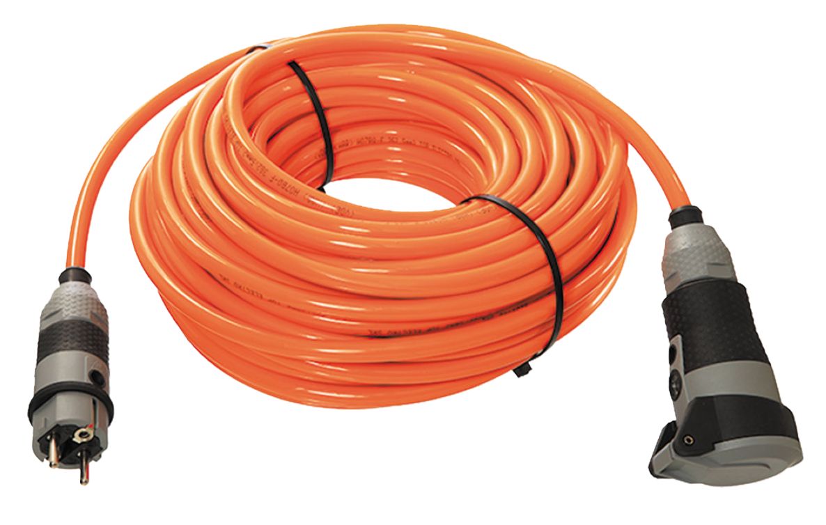 Schwabe 62260 SCHUKO ultra II PUR Extension cable H07BQ-F 3G1,5 IP54 10m