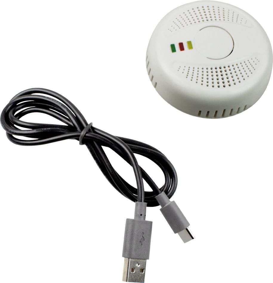 Schwabe 90418 Camping Gas Detector with USB-C Connection IP20