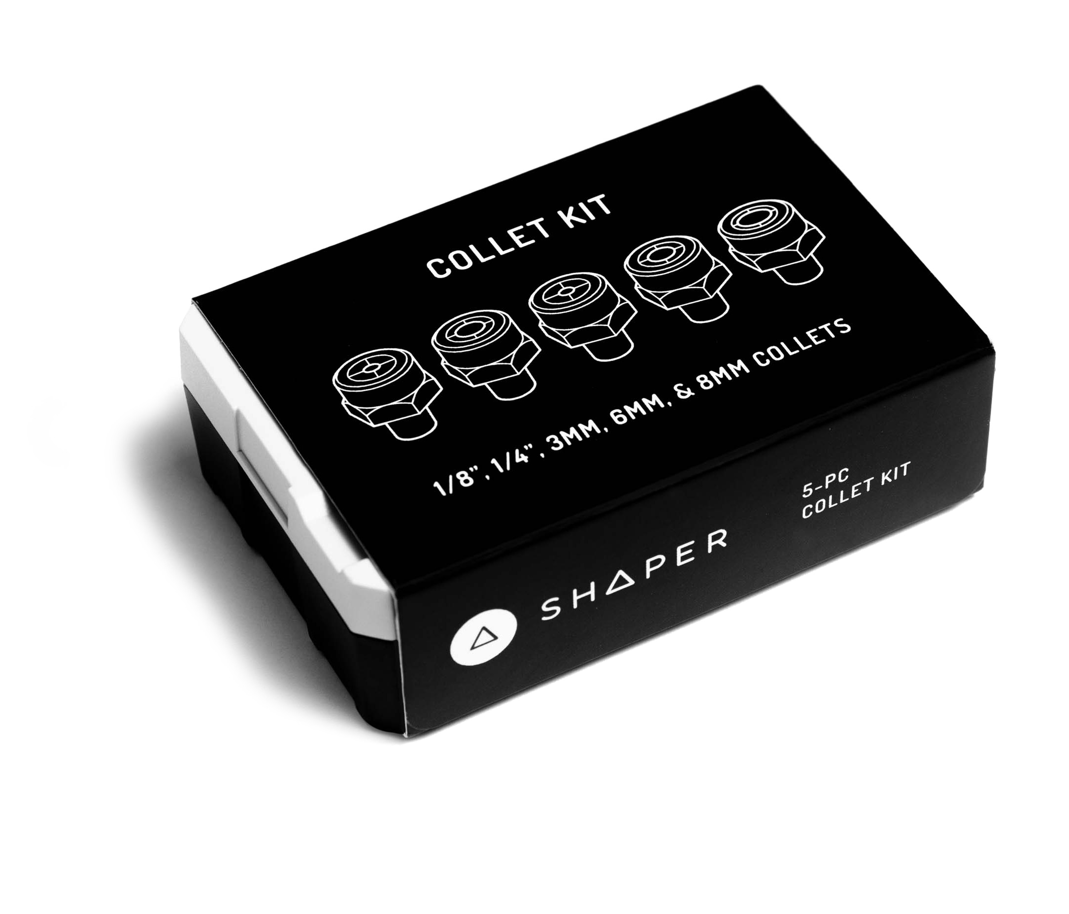 Shaper SG1-5CD Collet set 1/8" - 1/4" - 3 - 6 - 8 mm