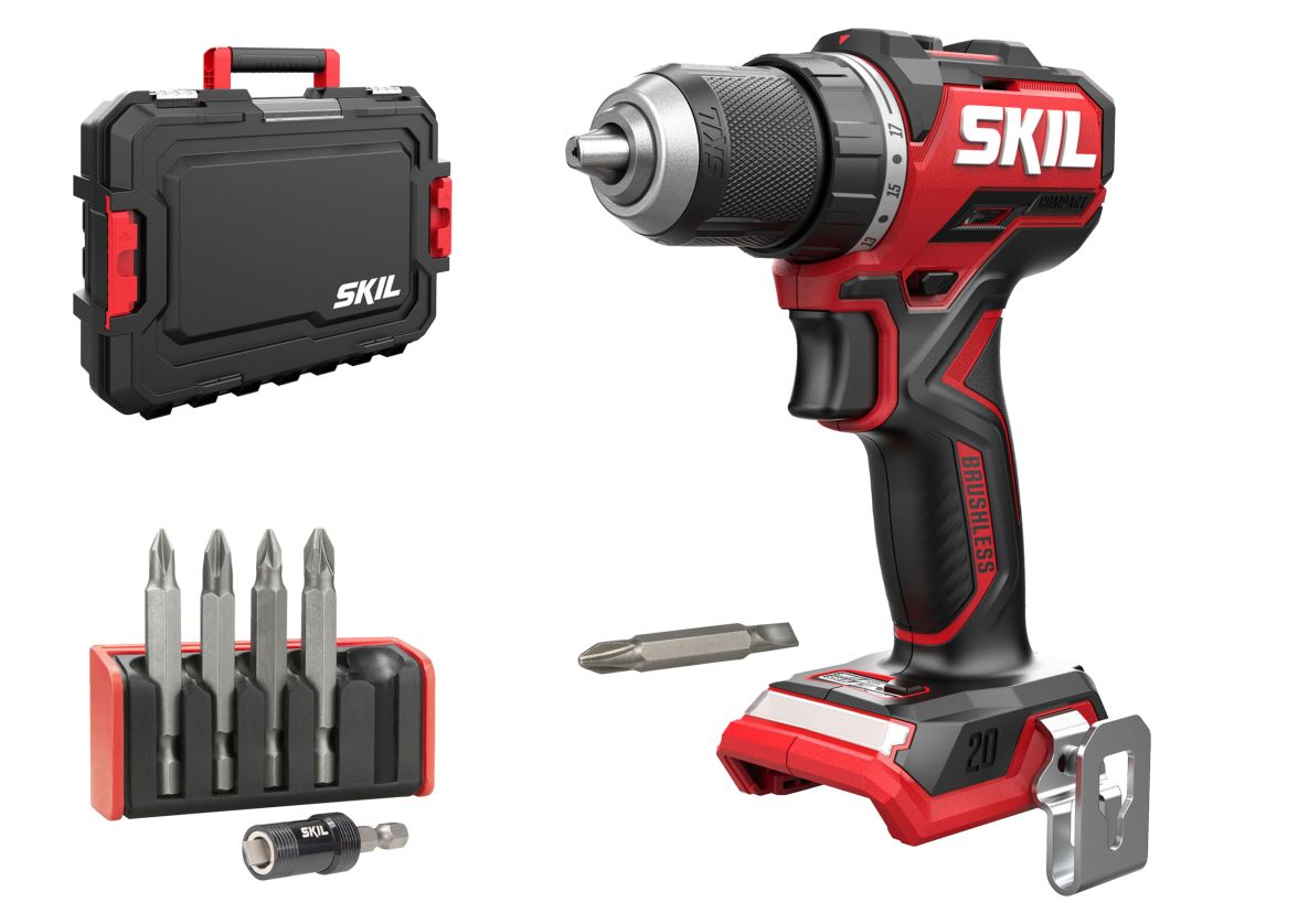 SKIL DD1E3065JA Cordless drill 20V Compact brushless 60Nm excl. batteries and charger in case