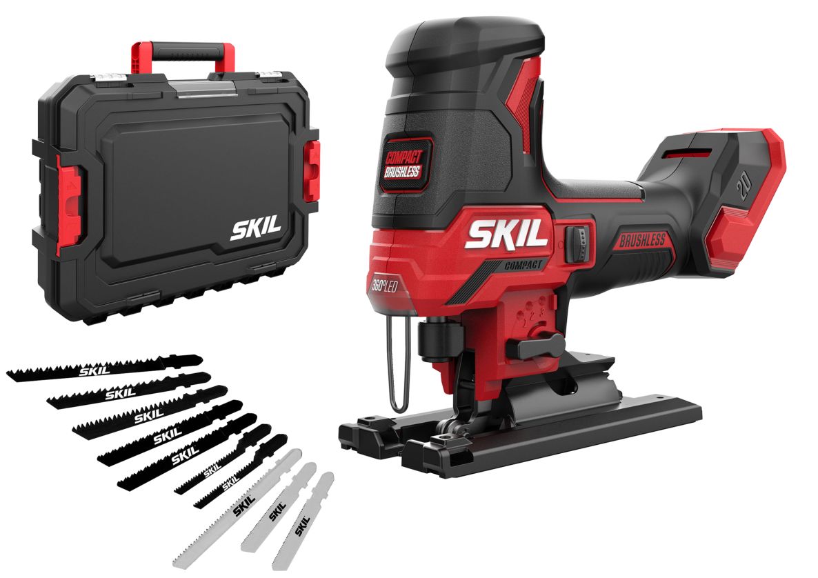 SKIL SW1E3440JA Jigsaw 20V Compact brushless 135mm excl. batteries and charger in case