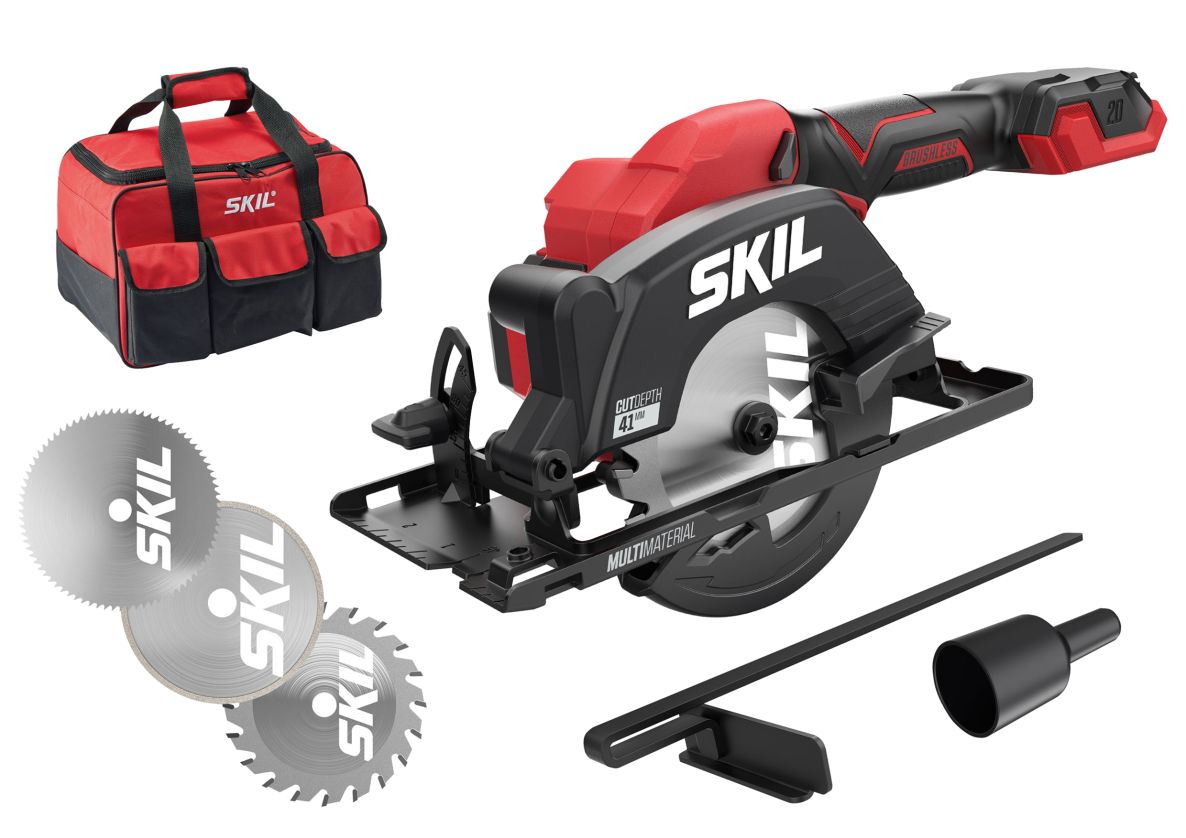 SKIL SW1E3540FA Circular saw 20V 41mm Compact brushless excl. batteries and charger in bag