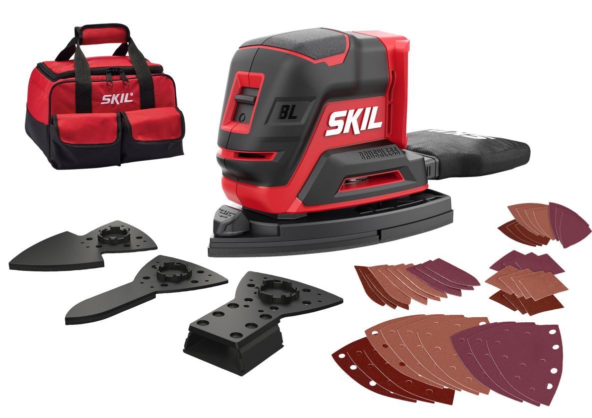 SKIL SR1E3720FB Multi sander 20V Compact brushless excl. batteries and charger in bag