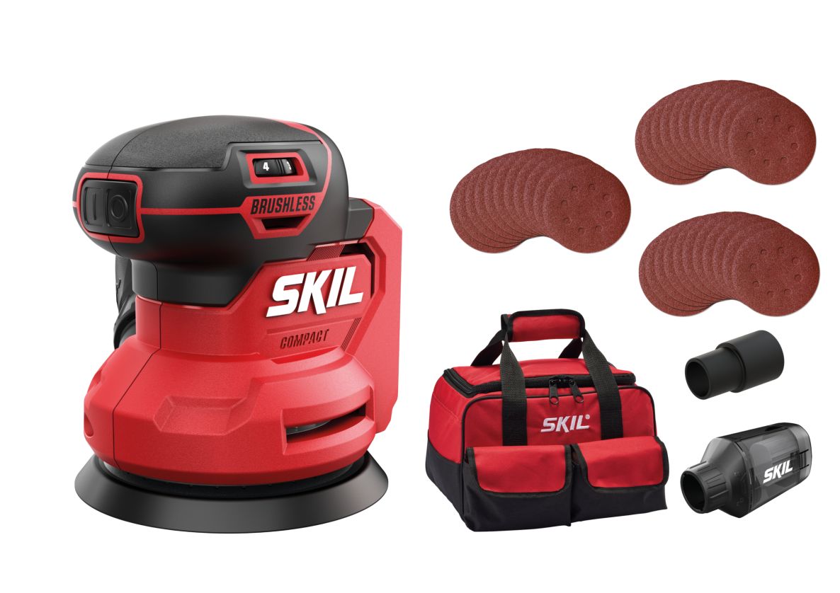 SKIL SR1E3751FA Random orbital sander 125mm 20V Compact brushless excl. batteries and charger in bag