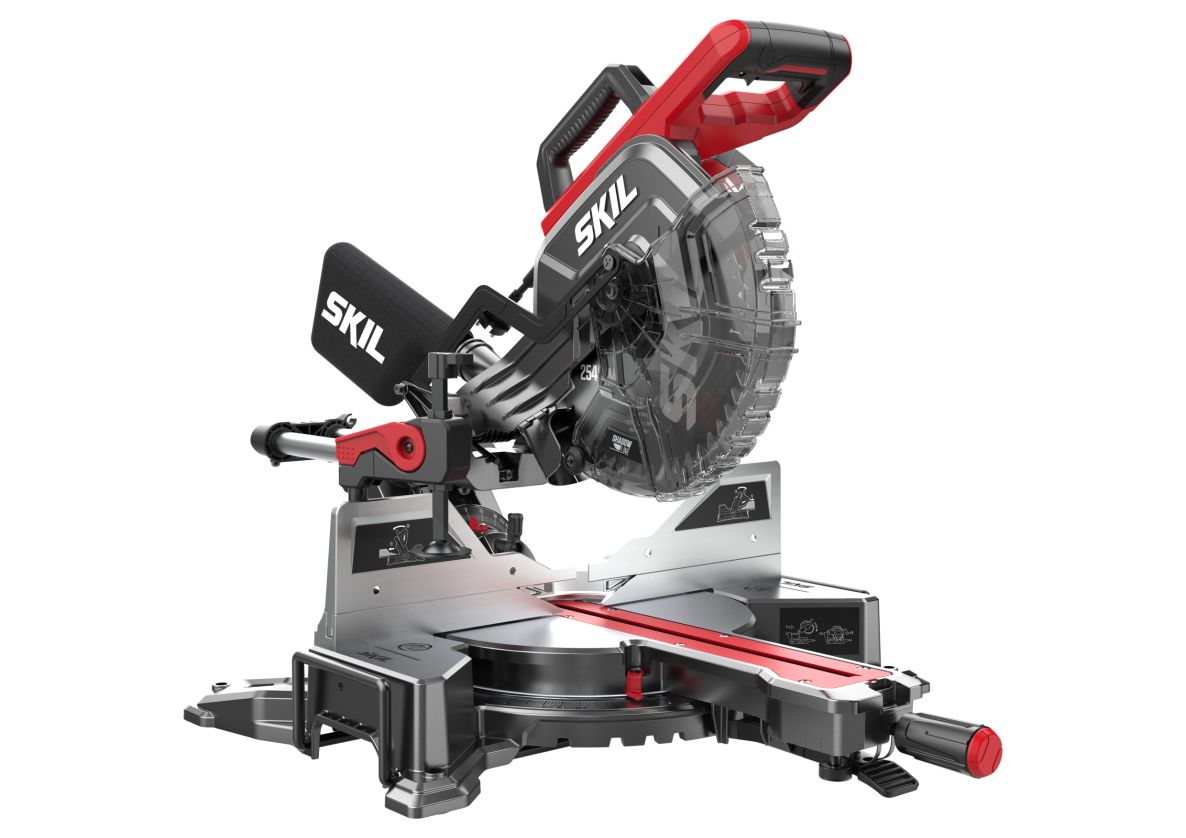 SKIL BT1E1321AA Cut-off saw with pull function and "dual bevel" and shadow line 254mm 2000W