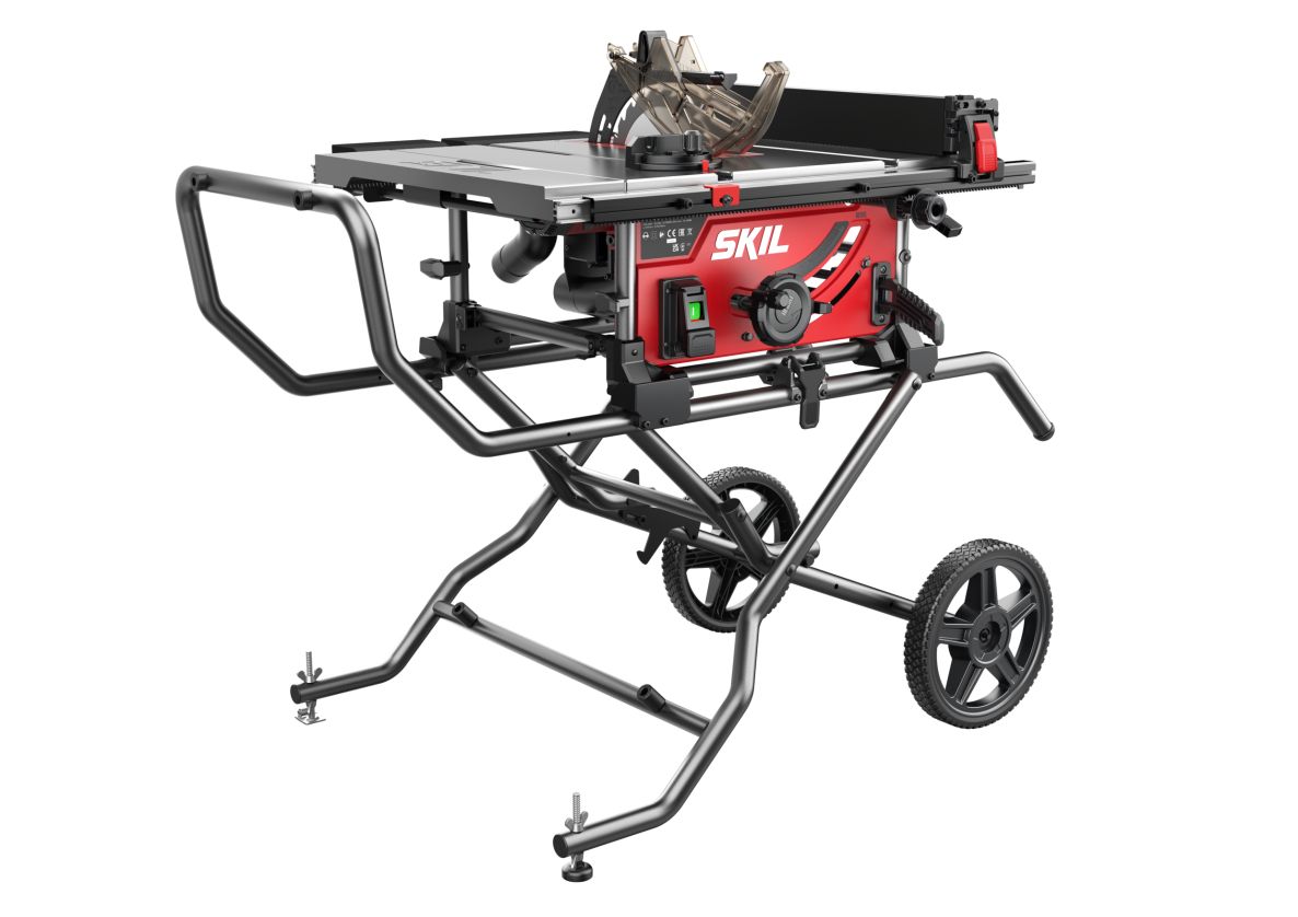 SKIL BT1E1343AA Table saw with folding and mobile base 254mm 2000W
