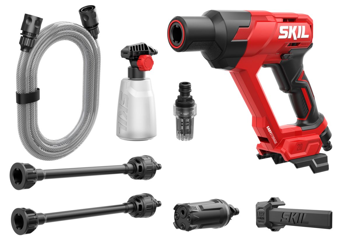 SKIL GW1E0762CA Battery medium pressure cleaner 20V 24 bar excl. batteries and charger in box