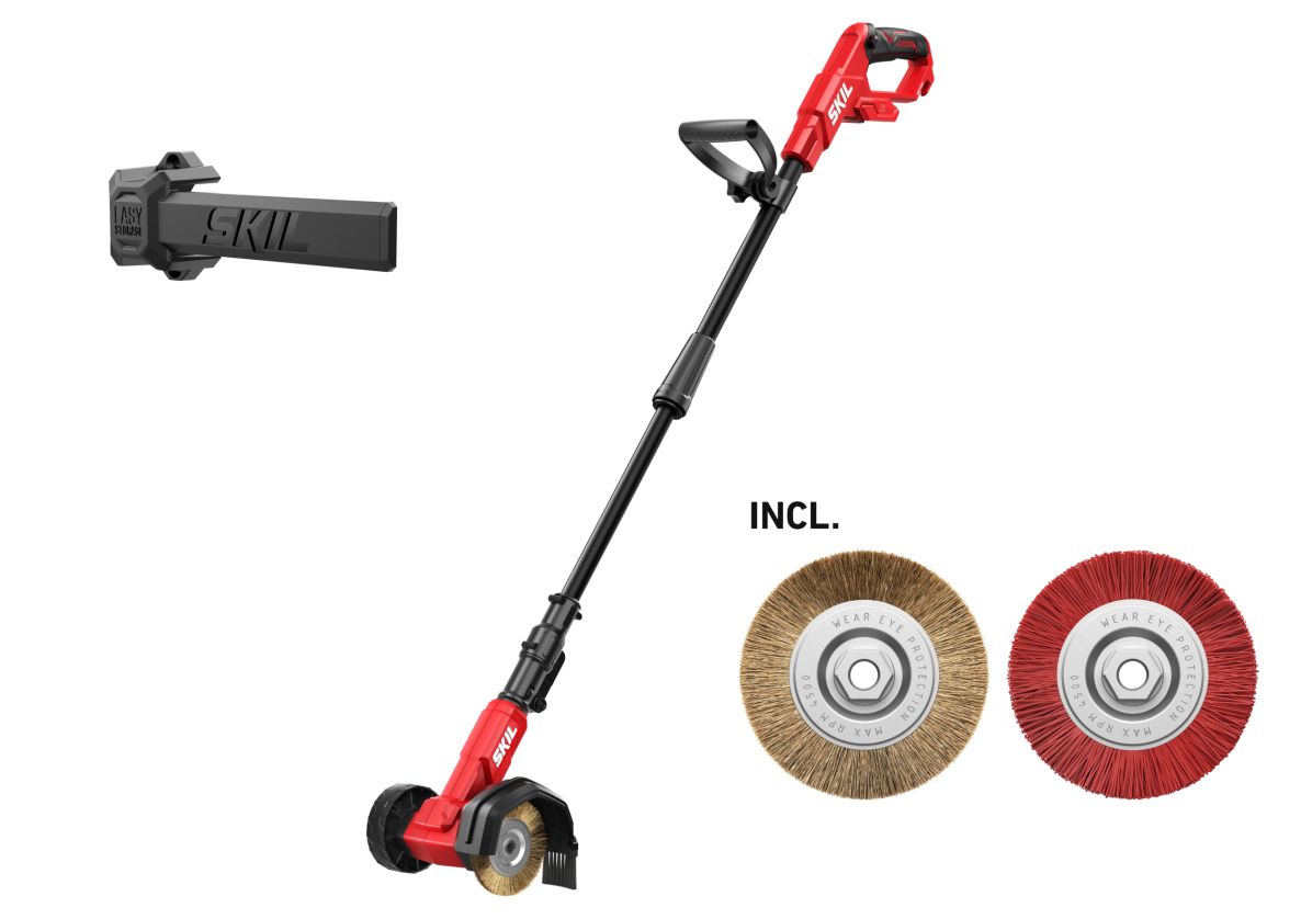 SKIL GV1E0661CA Accu grout cleaner weed brush 20V brushlesss excl. batteries and charger in box