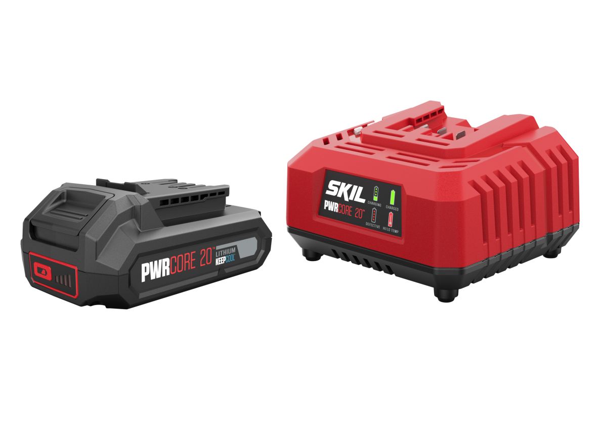 SKIL BC1E3110AA Starter set 20V 2.5Ah Keep Cool battery + charger PWRCORE 20