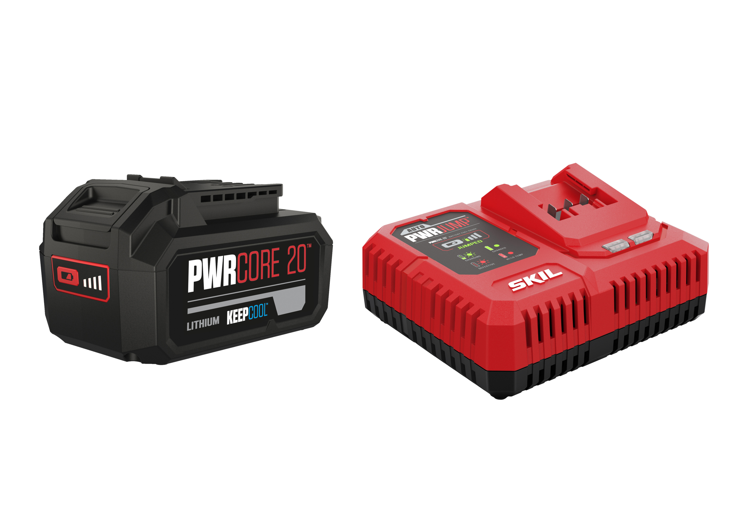 SKIL BC1E3111AA Starter set 20V 4.0Ah Keep Cool battery + PWRJump quick charger PWRCORE 20