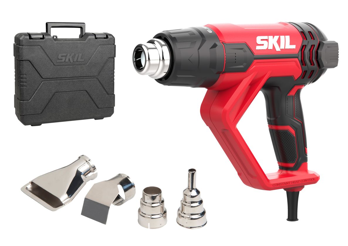 SKIL VA1E8040GA Hot air gun 2000W in case + 4 nozzles