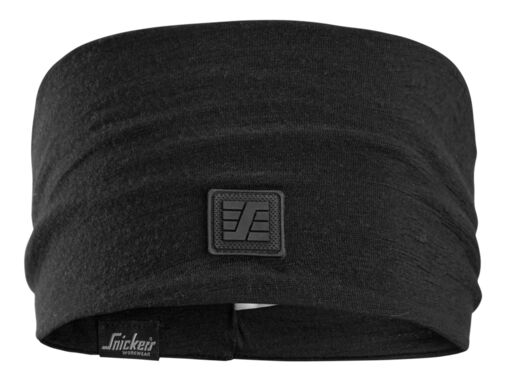 Snickers Workwear 90190400000 Merino Wool Headband Size One Size Black (0400)