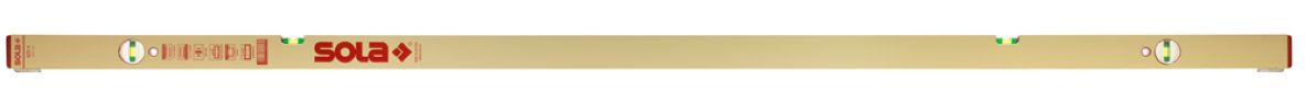Sola 01051401 AZH4/120 Spirit level with feet 120 cm (4 vials)