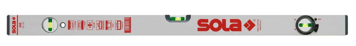 Sola 01121101 AVD80 Block spirit level 80 cm ( 3 vials)