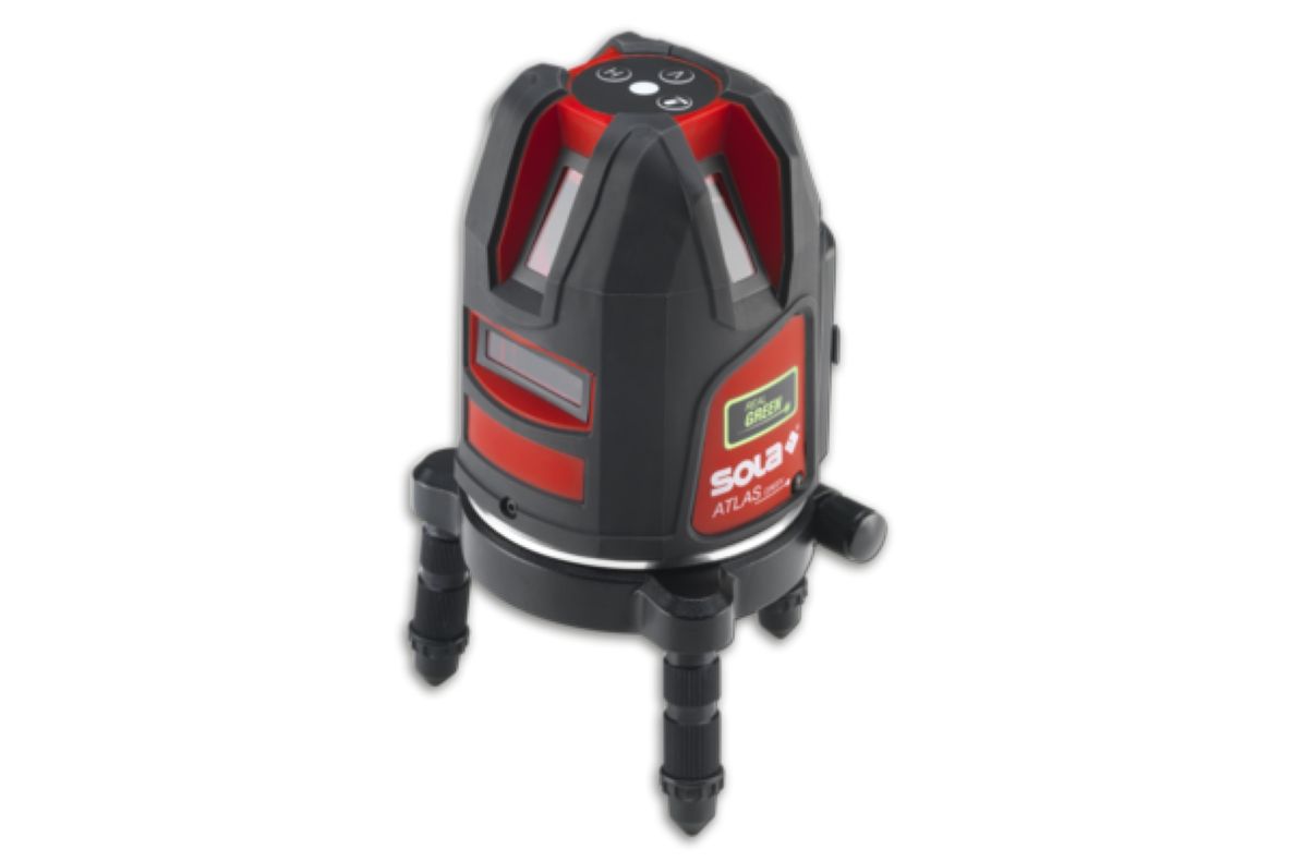 Sola 71015701 ATLAS GREEN Line laser green in case self-levelling