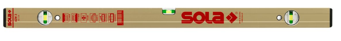 Sola 01823701 AZM3200 Alu spirit level 200cm magnetic (3 vials)
