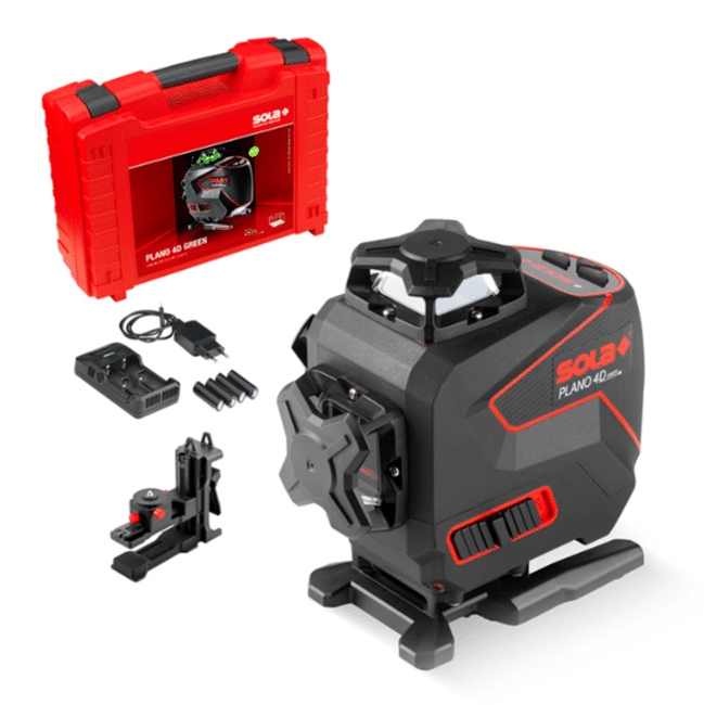 Sola 71018001 PLANO 4D Green Professional 360° Cross Line Laser