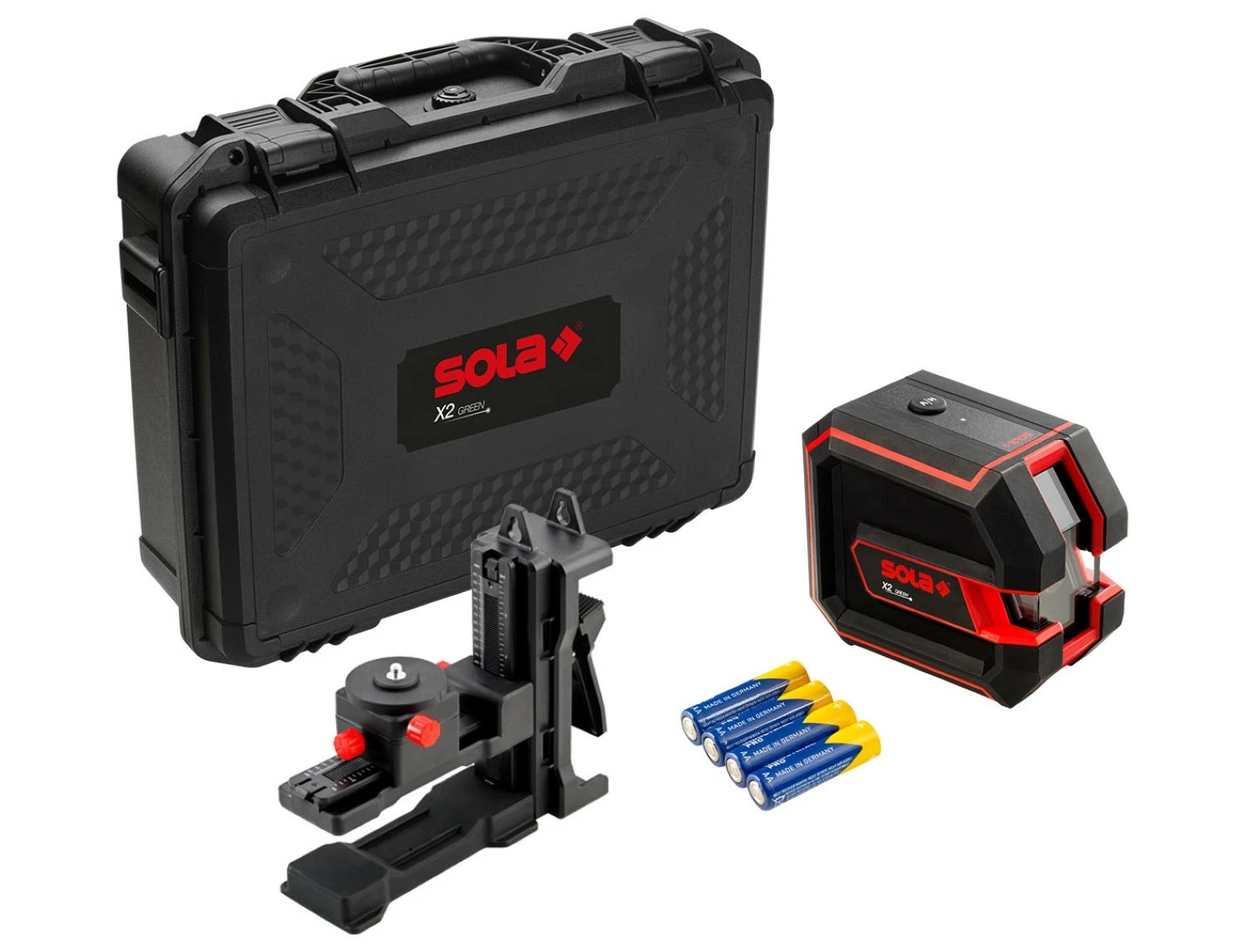 Sola 71014101 X2 Green Professional Cross Line Laser