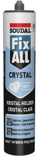 Soudal 110980 Montagekit Fix - All Crystal Transparent 290ml