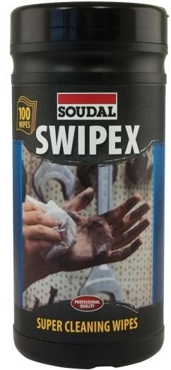 Soudal 113551 Swipex Cleaning Wipes 100 wipes