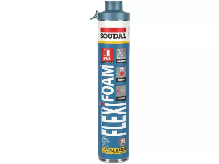 Soudal 118318 Flexifoam Click & Fix Blue 750 ml