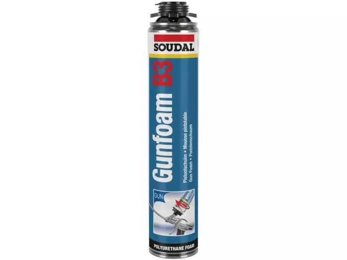 Soudal 122042 Gunfoam B3 Gun Foam 750 ml