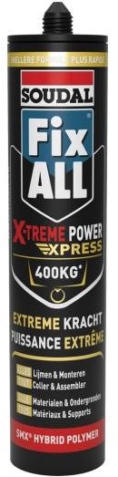 Soudal 154347 Assembly sealant Fix -All X-Treme Power X-Press White 280ml