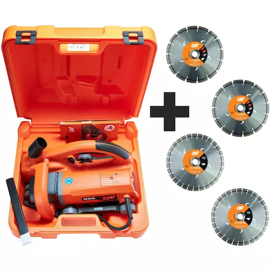 Spit 695275 D90 Trencher + Set Xtreme Universal D150 saw blades + Set Xtreme Concrete D150 saw blades