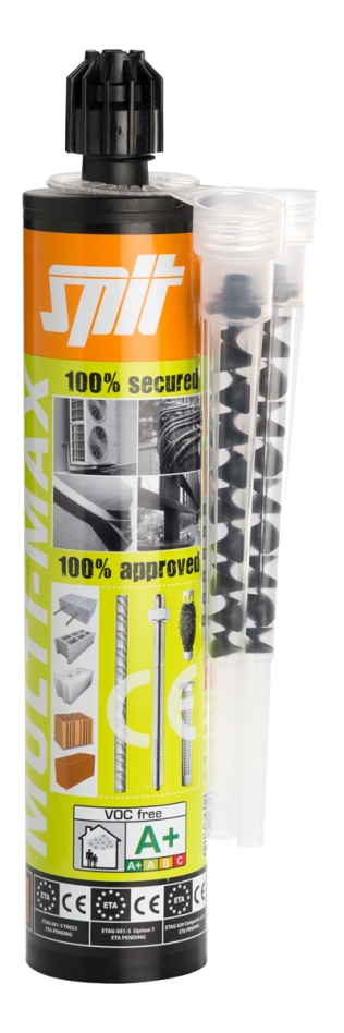 Spit Fasteners 060040 Multi-Max PLUS Injection mortar 280 ml (incl. 2 mixing nozzles CM12L)