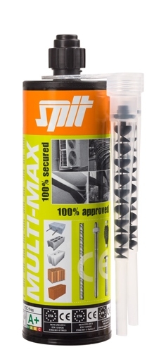 Spit Fasteners 060047 Multi-Max PLUS Injection mortar 410 ml (incl. 2 mixing nozzles CM12L)
