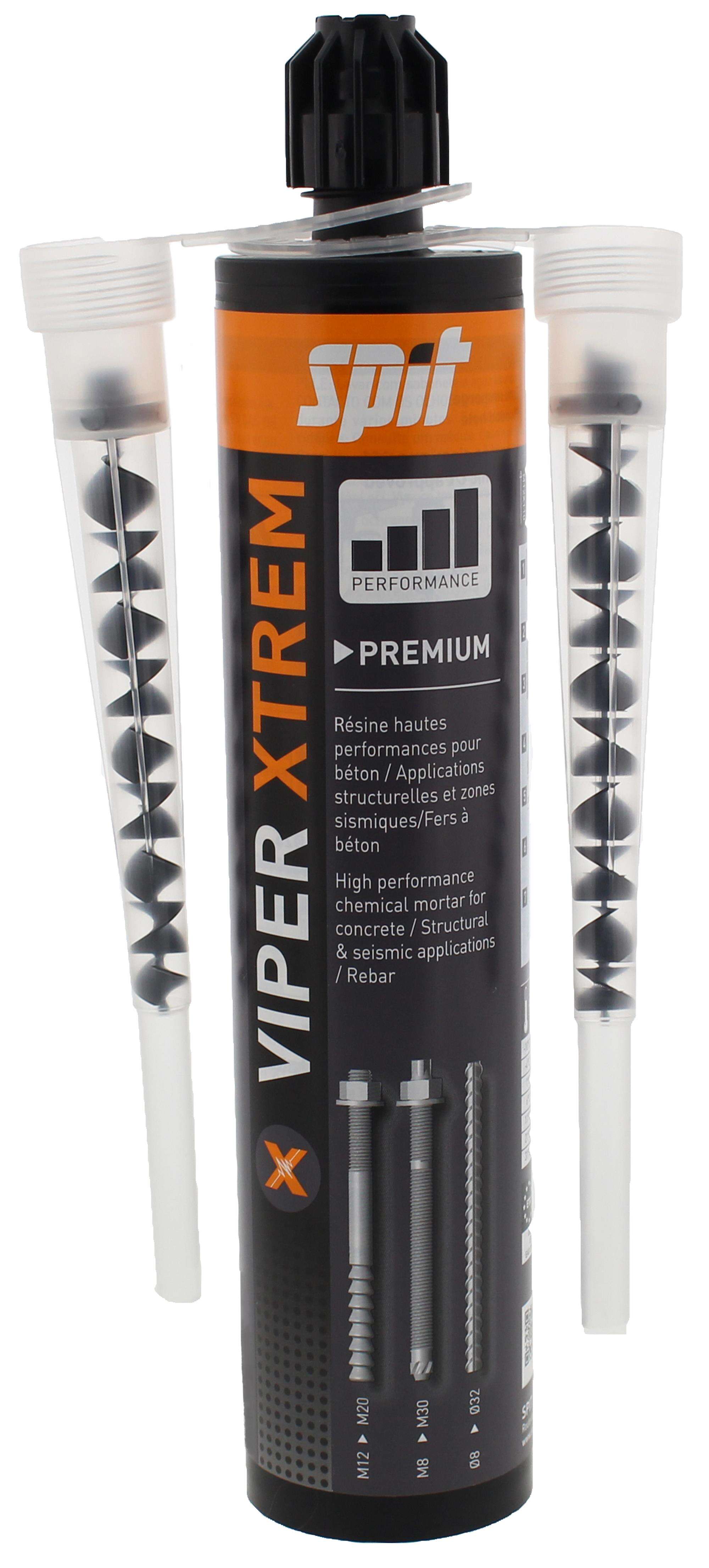 Spit Fasteners 695910 Viper chemical anchor 410ml 15 pcs with pump in box