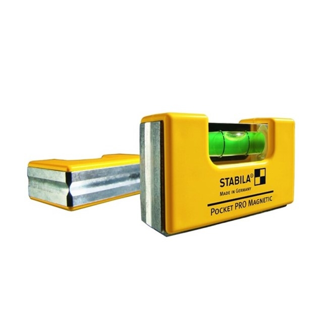 Stabila 17768 Pocket PRO Magnetic spirit level, 7 cm, with belt clip